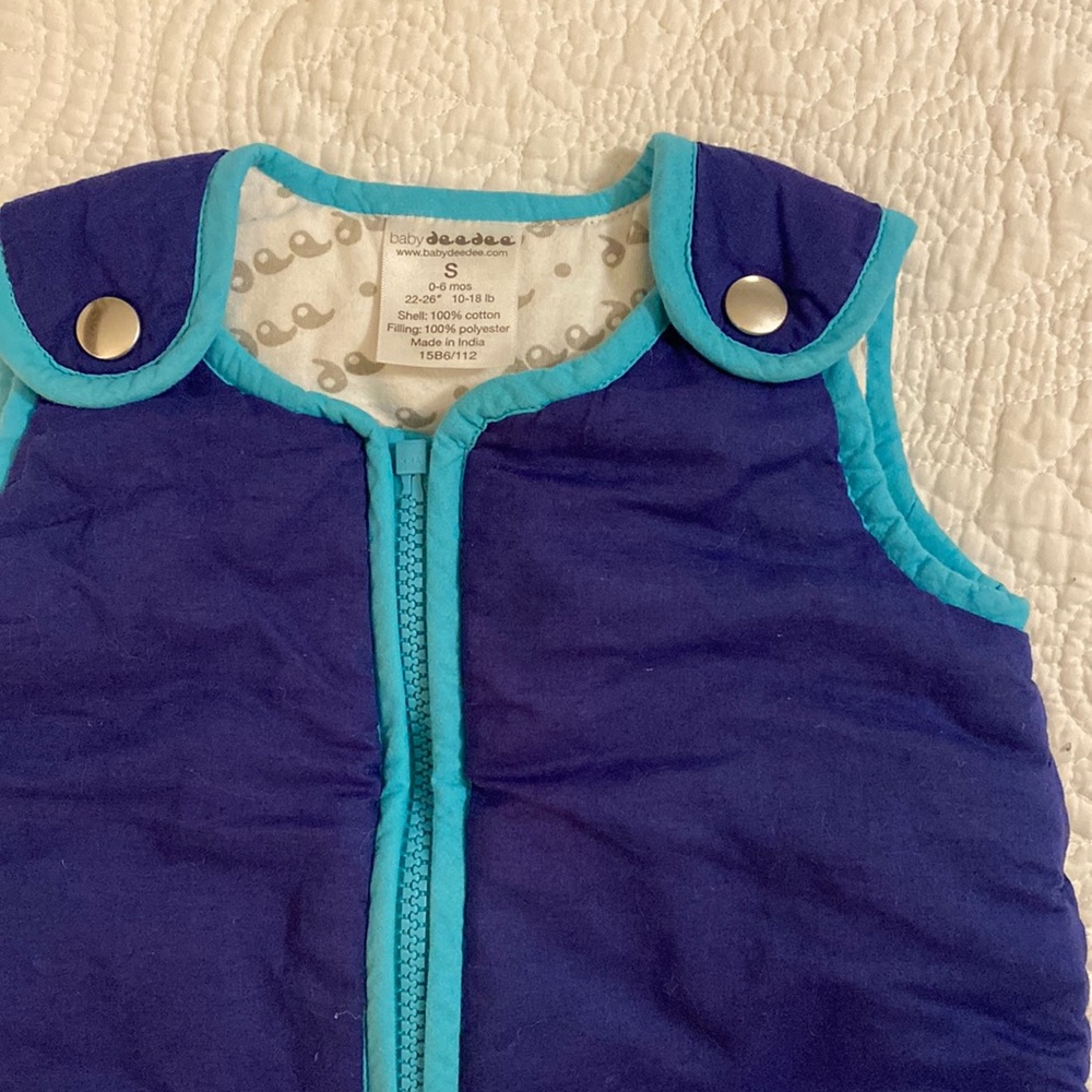 Unisex Baby Dee Dee sleep sack, size Small 0-6 months